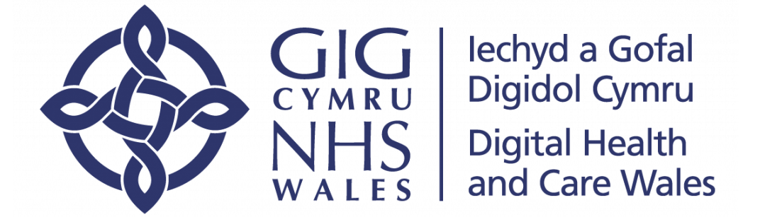 Digital Health and Care Wales with NHS Wales Logo