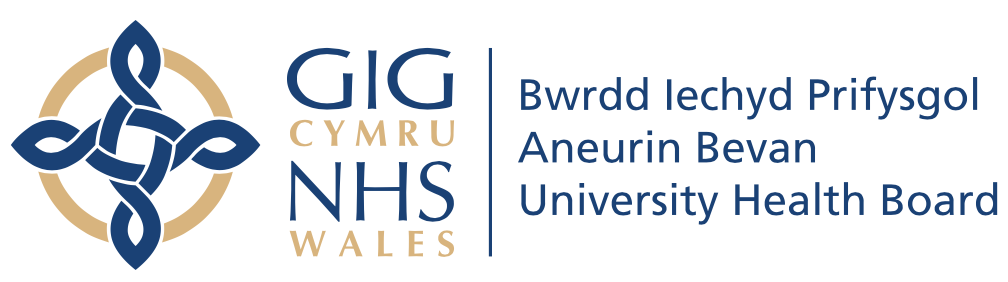 Aneurin Bevan University Health Board, with NHS Wales Logo
