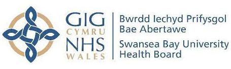 Swansea Bay University Health Board with NHS Wales Logo