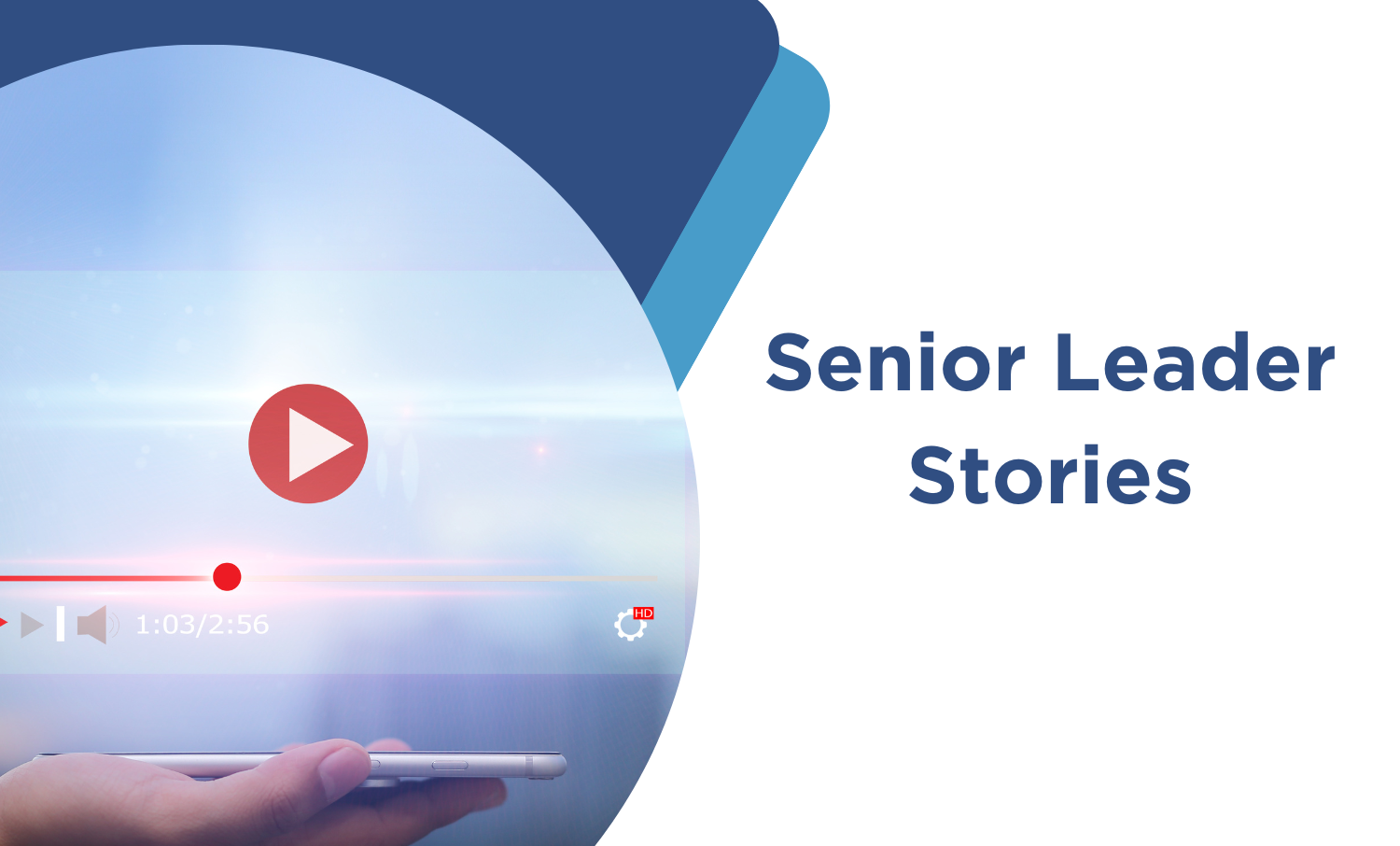 Senior Leaders Stories button