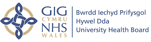 Hywel Dda University health Board with NHS Wales Logo
