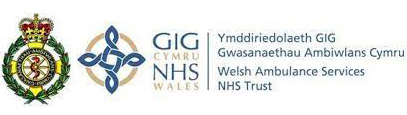 Welsh Ambulance Services Trust with NHS Wales Logo