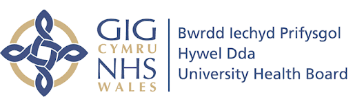Hywel Dda University health Board with NHS Wales Logo