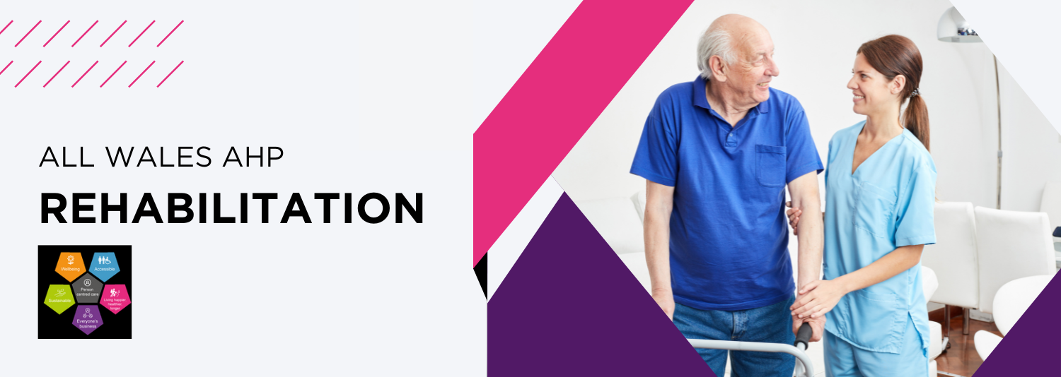 All Wales AHP Rehabilitation banner