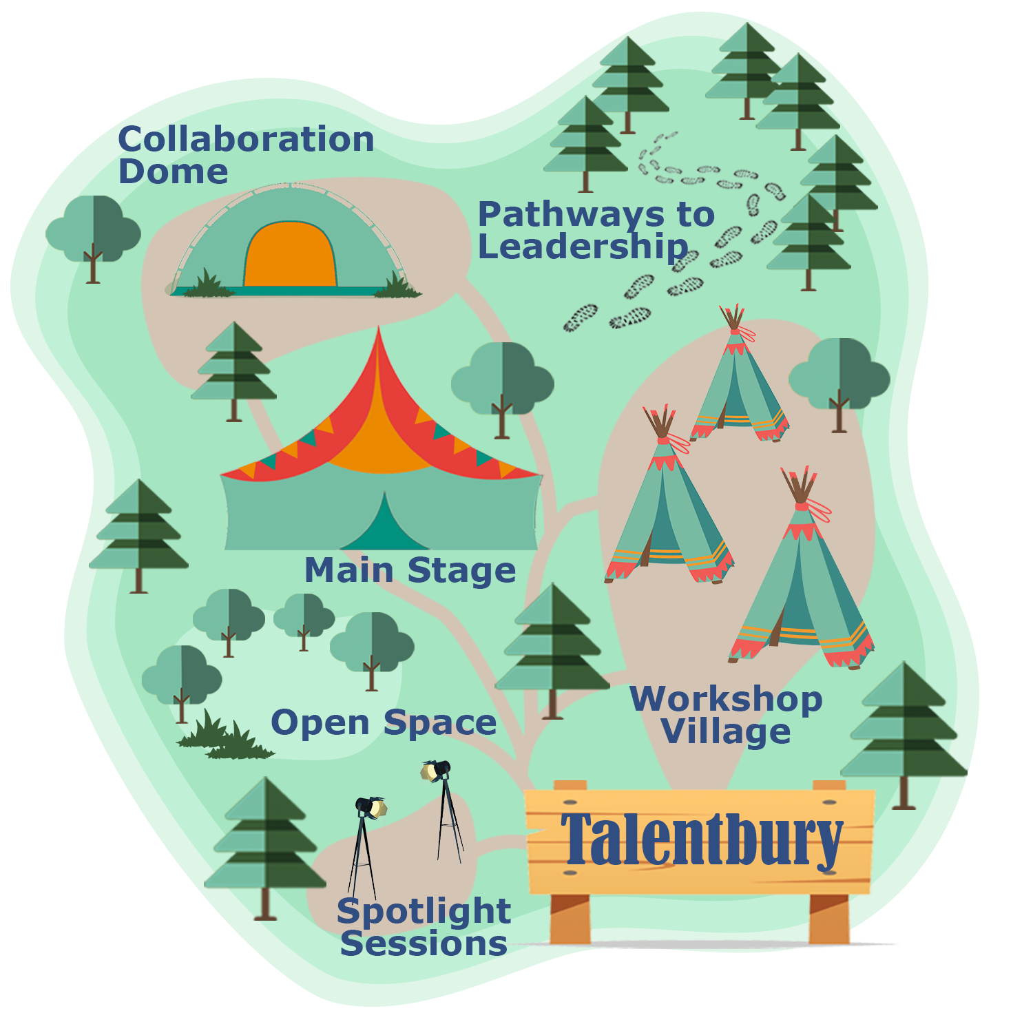 Talentbury virtual map