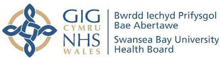Swansea Bay University Health Board with NHS Wales Logo