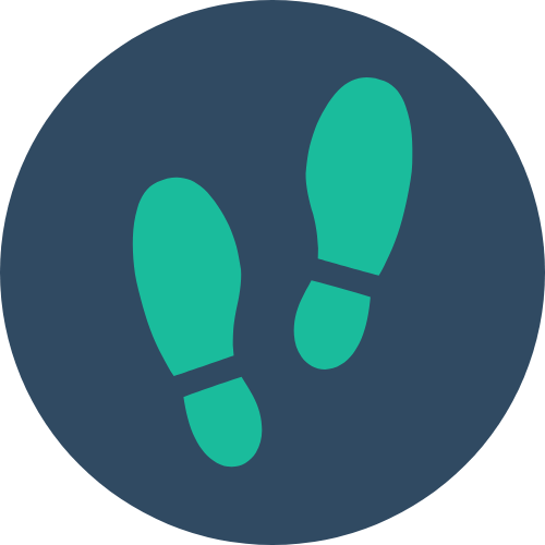 footsteps icon